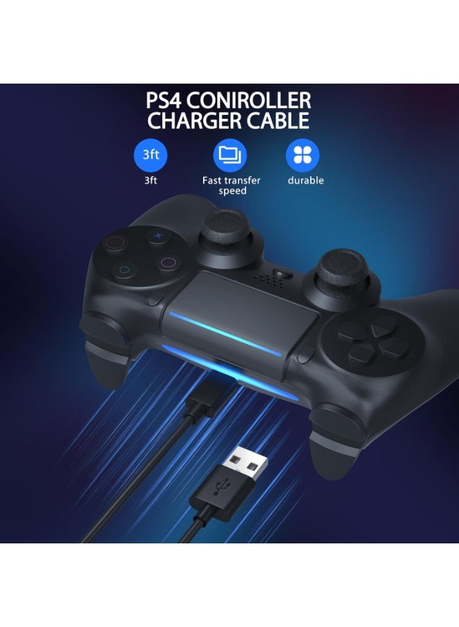 USB Charger Cable for PS4 Controller, 1.8m Extra Long Fast Charging Cable for Sony Playstation 4 PS4 Slim/Pro Controller/Xbox One S/X Controller, Android - Image 4